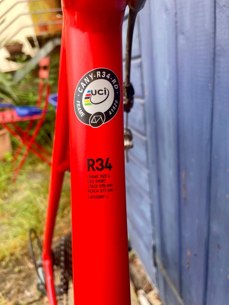Used Canyon Endurace AL 6.0 2021 2021 Road & Gravel, Red — image 10 of 13