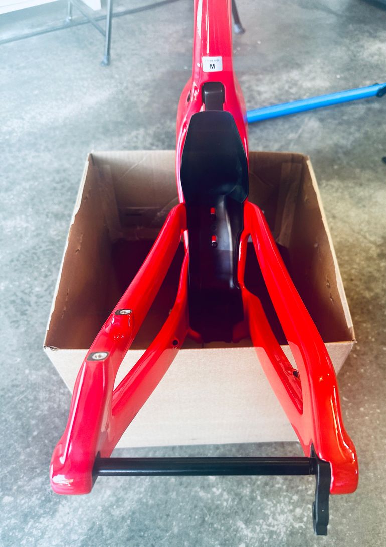 Used Intense M29 Factory Frame & Shock 2022 Frameset 2022 Mountainbike, Red, 29 — image 4 of 10