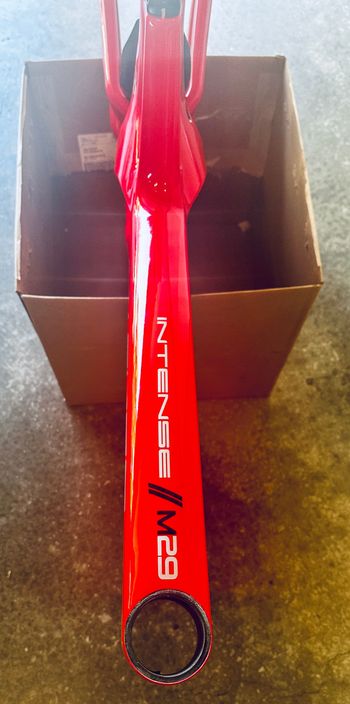 Used Intense M29 Factory Frame & Shock 2022 Frameset 2022 Mountainbike, Red, 29 — image 5 of 10