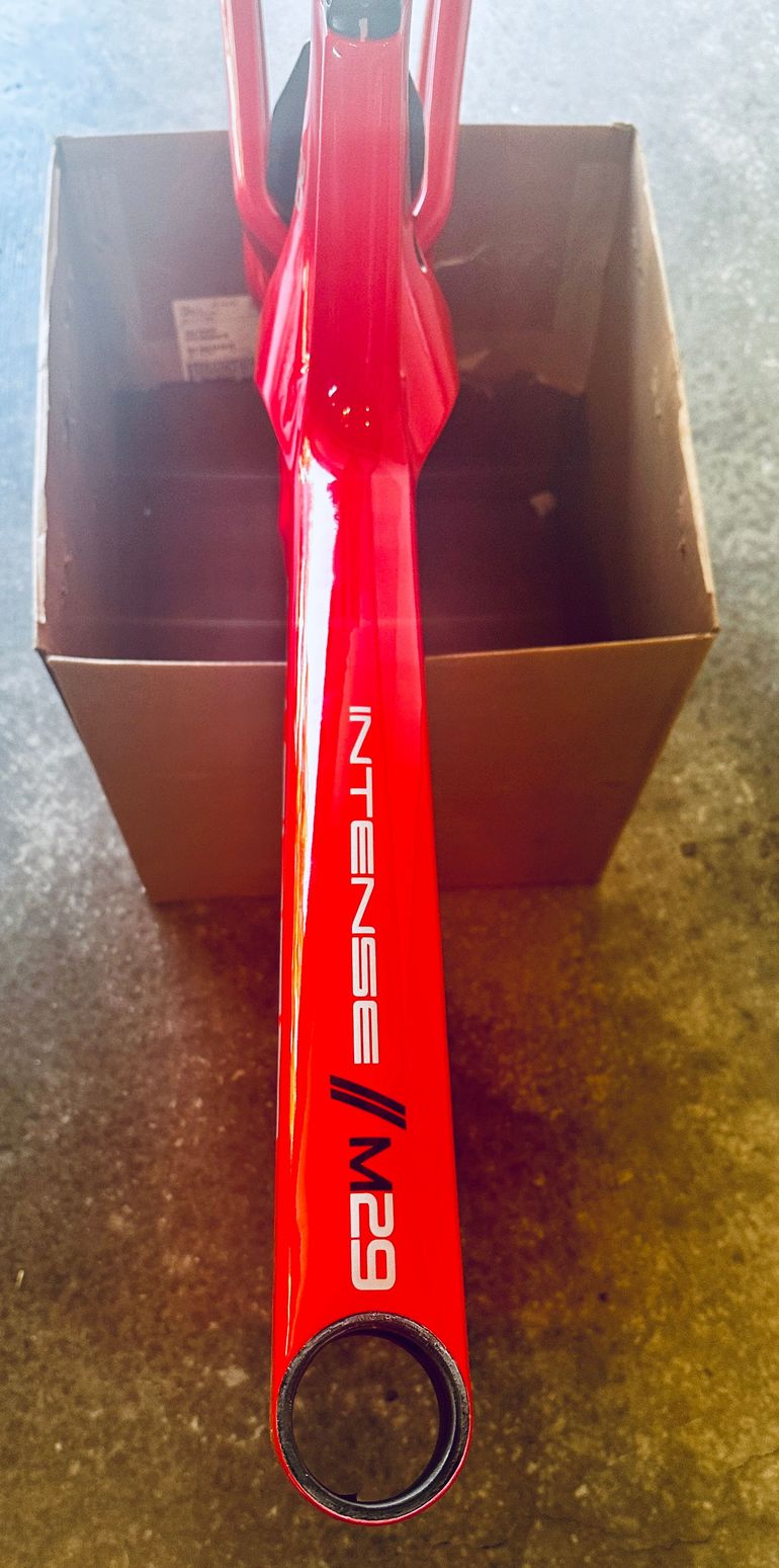 Used Intense M29 Factory Frame & Shock 2022 Frameset 2022 Mountainbike, Red, 29 — image 5 of 10