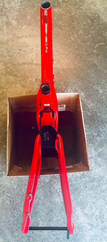 Used Intense M29 Factory Frame & Shock 2022 Frameset 2022 Mountainbike, Red, 29 — image 3 of 10