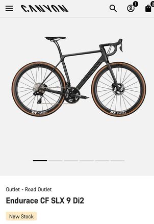 Canyon - Endurace CF SLX 9 Di2 2023, 2023