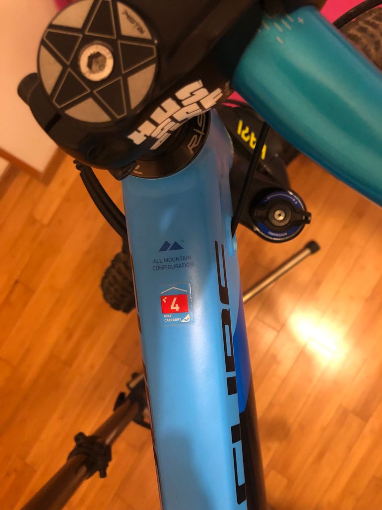 Gebrauchtes CUBE STEREO 150 27.5+ 2018 2018 Mountainbike, Blau, 27.5 — Bild 19 von 22