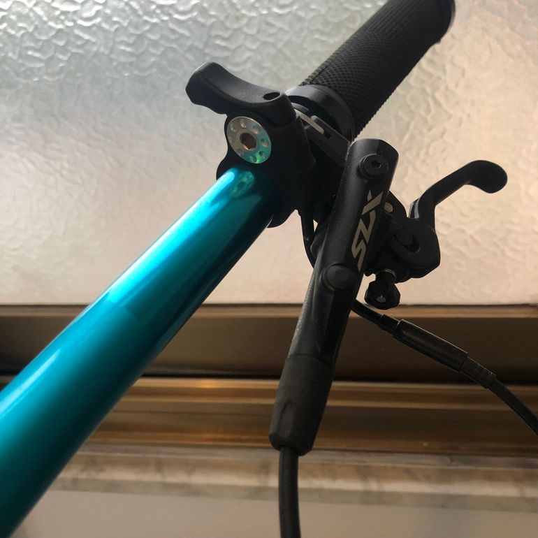 Gebrauchtes CUBE STEREO 150 27.5+ 2018 2018 Mountainbike, Blau, 27.5 — Bild 10 von 22