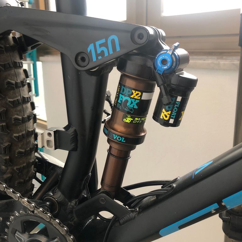 Gebrauchtes CUBE STEREO 150 27.5+ 2018 2018 Mountainbike, Blau, 27.5 — Bild 16 von 22