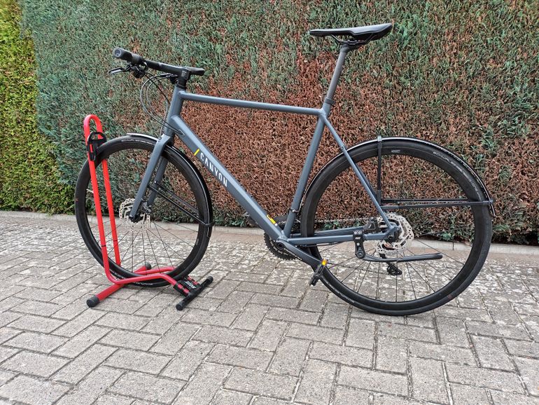 Used Canyon Roadlite 7 2021 Road & Gravel, Blue — image 3 of 4