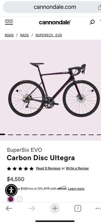 Cannondale - SuperSix EVO Carbon Disc Ultegra Di2 2023, 2023