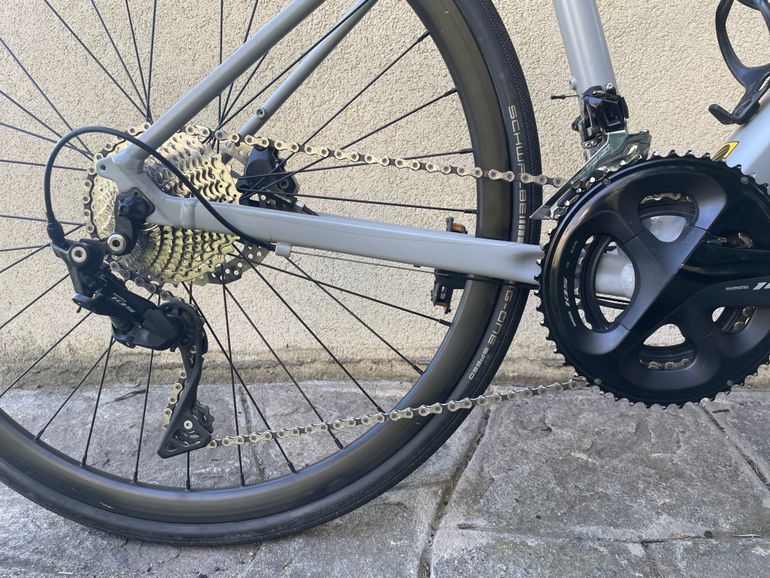 Used Canyon Roadlite 6 2022 Road & Gravel, Light Gray — image 5 of 6