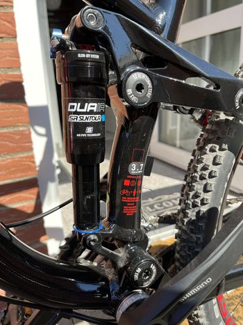 Used Ghost Kato FS 3.7 AL U 2020 Mountainbike, Black — image 4 of 12