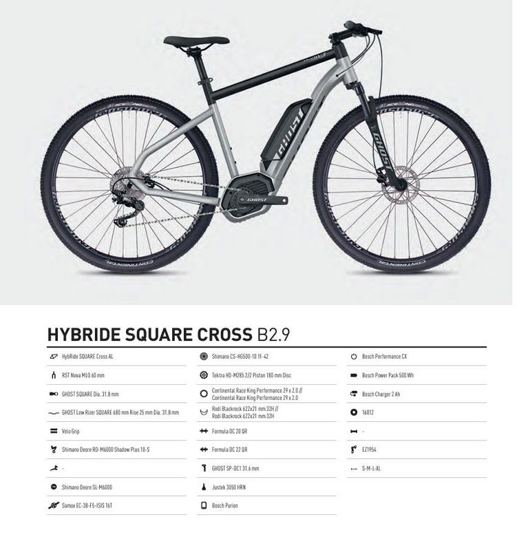 Used Ghost Hybride square cross 2020 Mountainbike — image 5 of 5