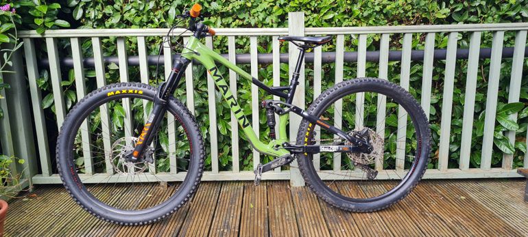 Used Marin Alpine Trail 7 2022 2022 Mountainbike, Green, 29 — image 2 of 7