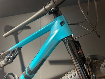 Used BMC Fourstroke 01 ONE 2023 Frameset 2023 Mountainbike, Blue, 29 — image 3 of 5