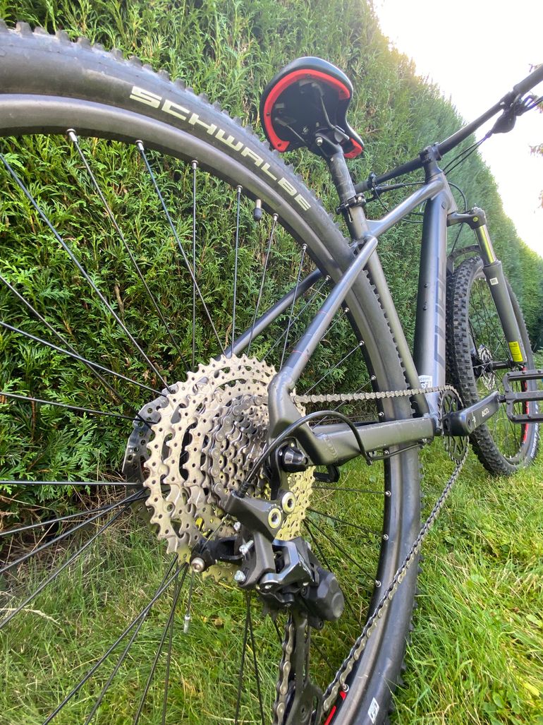 Used CUBE AIM, EX 2022 2022 Mountainbike, Black, 27.5, 29 — image 3 of 6