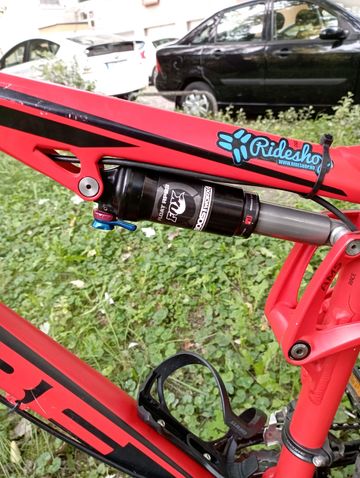 Gebrauchtes CUBE ams 130 race 2013 Mountainbike, Rot — Bild 11 von 14