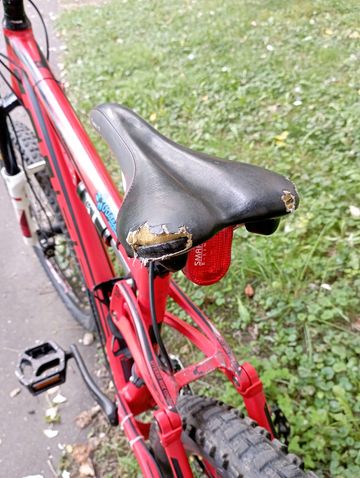 Gebrauchtes CUBE ams 130 race 2013 Mountainbike, Rot — Bild 12 von 14