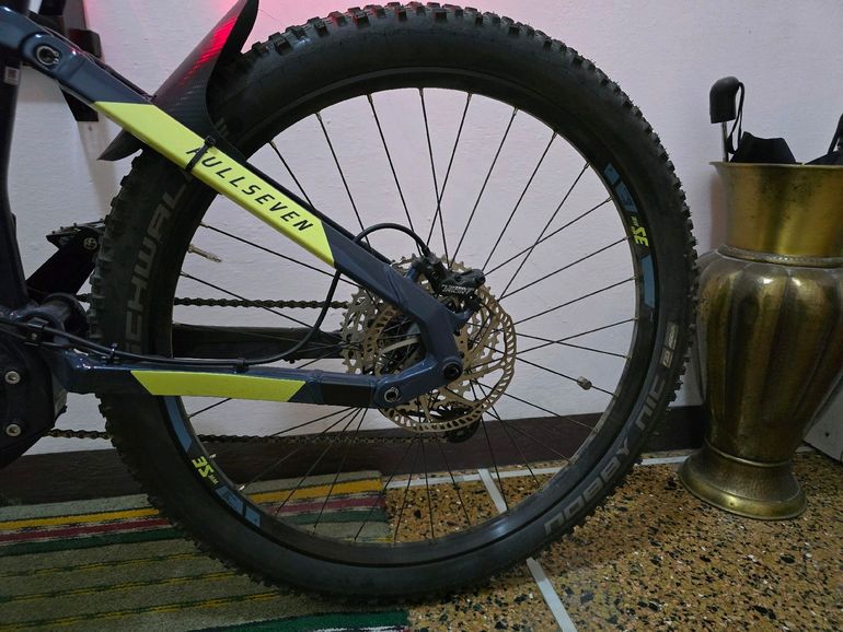 Used Haibike FullSeven 5 2021 2021 Mountainbike, Blue, 27.5 — image 6 of 8