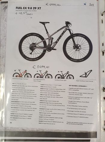 Używany Trek Fuel EX 9.8 29 2017 2017 Mountainbike — zdjęcie 8 z 8
