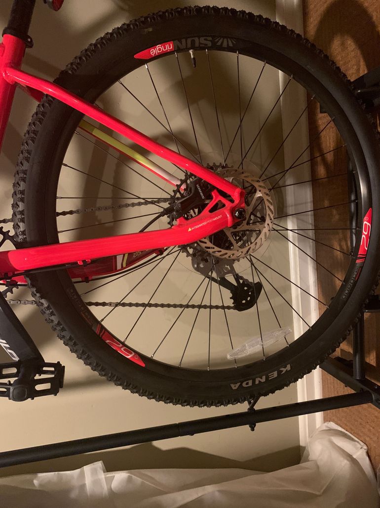 Used DECATHLON Rockrider XC500 mountain bike 29´´ S 2021 Mountainbike, Red — image 4 of 5