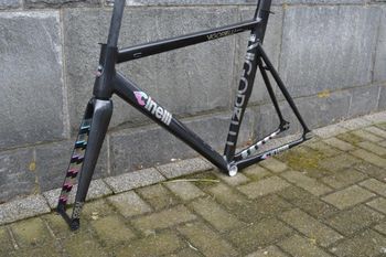 Used Cinelli VIGORELLI - TRACK ALU FRAME SET 2023 2023 Road & Gravel, Black — image 5 of 21