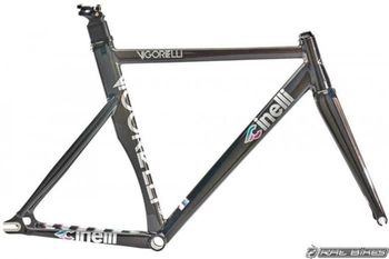 Used Cinelli VIGORELLI - TRACK ALU FRAME SET 2023 2023 Road & Gravel, Black — image 7 of 21