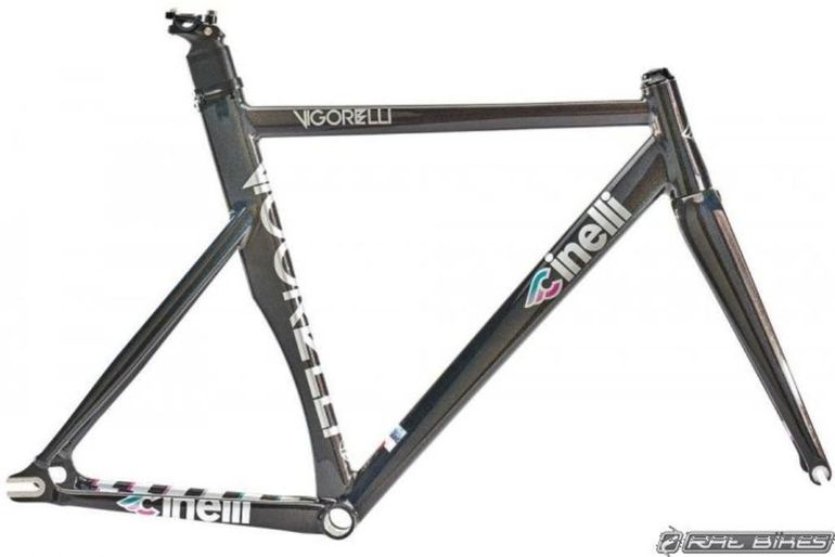 Used Cinelli VIGORELLI - TRACK ALU FRAME SET 2023 2023 Road & Gravel, Black — image 7 of 21