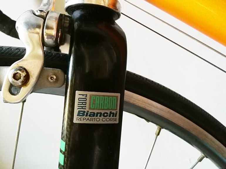Gebrauchtes Bianchi MegaPro XL Boron Steel 1999 Road & Gravel, Orange — Bild 9 von 10