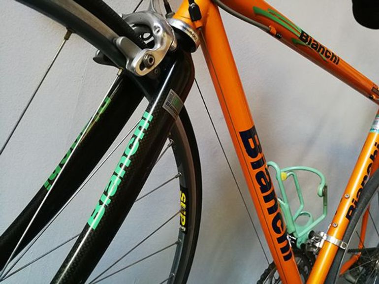 Gebrauchtes Bianchi MegaPro XL Boron Steel 1999 Road & Gravel, Orange — Bild 5 von 10