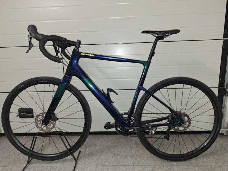 Used Cannondale Topstone Carbon Ultegra RX 2020 2020 Road & Gravel, Blue — image 2 of 9