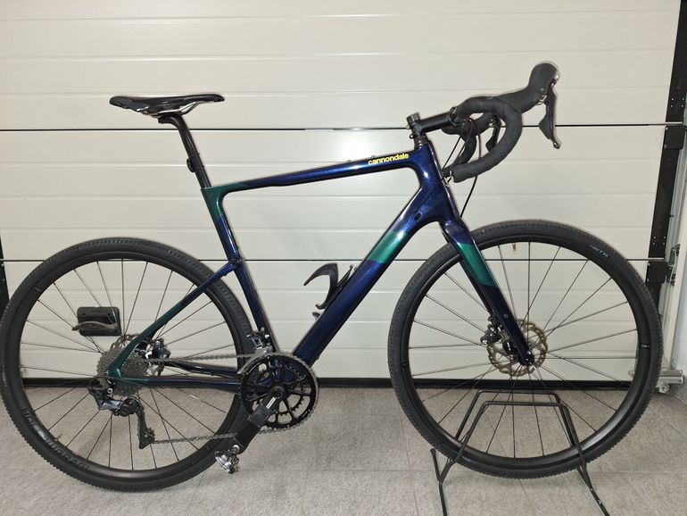 Used Cannondale Topstone Carbon Ultegra RX 2020 2020 Road & Gravel, Blue — image 1 of 9