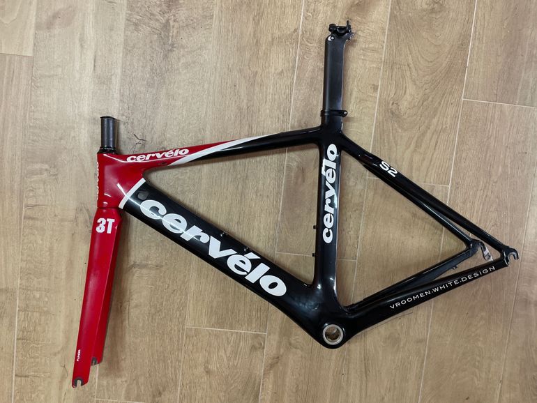 Cervélo Vroomen White Design Frameset 2010