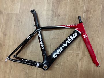 Używany Cervélo Vroomen White Design Frameset 2010 Road & Gravel