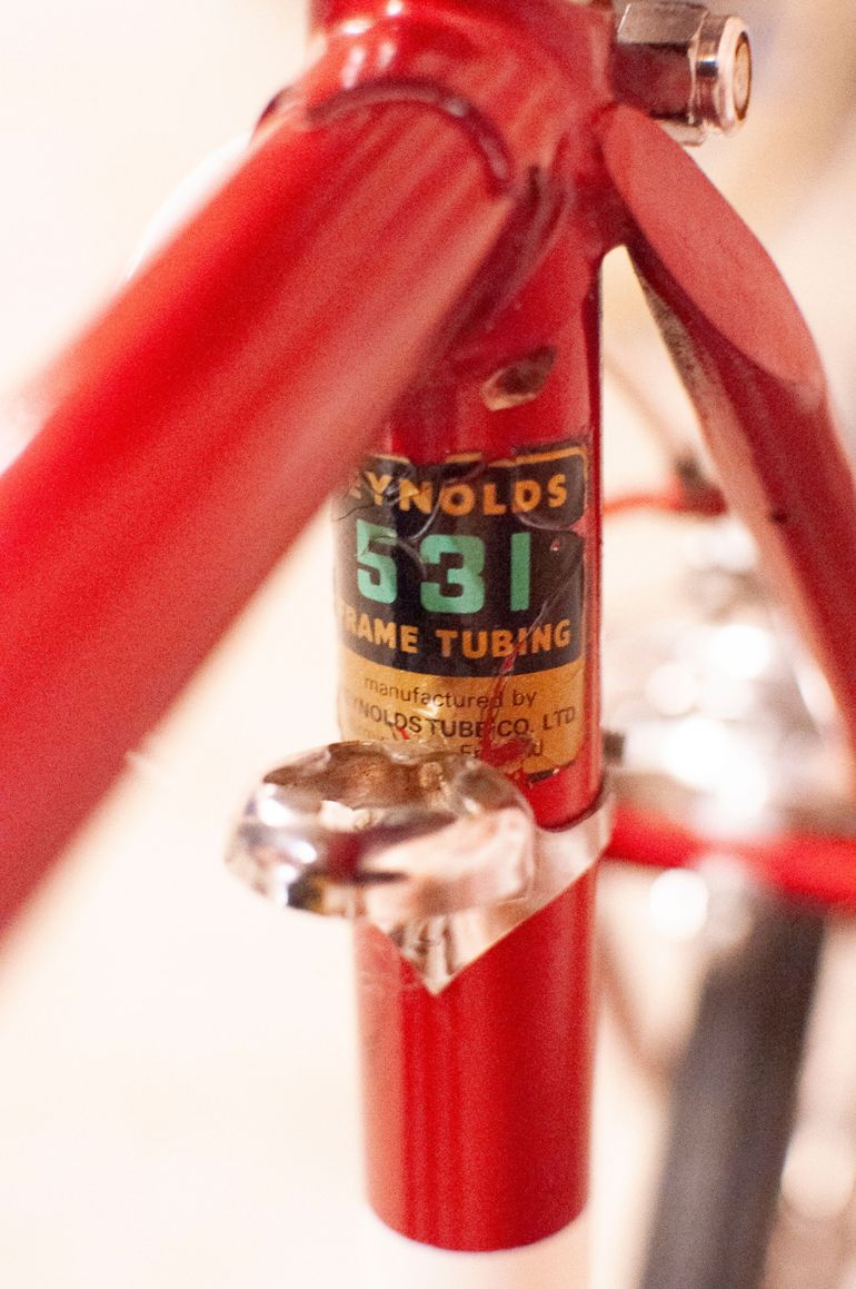 Used Raleigh MK II 63 cm frame 1970 Road & Gravel, Red — image 14 of 18