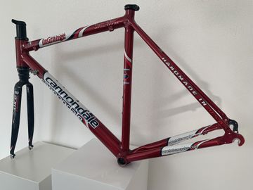 Used Cannondale Silk Road Slice carbon La Grange Velo Club Westwood Raymond Fouquet Special Edition Frameset 2004 Road & Gravel, Red — image 2 of 11