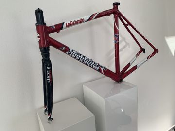 Used Cannondale Silk Road Slice carbon La Grange Velo Club Westwood Raymond Fouquet Special Edition Frameset 2004 Road & Gravel, Red — image 11 of 11
