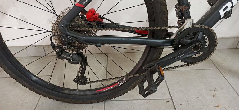ROCKRIDER 27.5 Inch Mountain bike ST 540 2023 2023 Mountainbike usato, Nero — immagine 2 di 4
