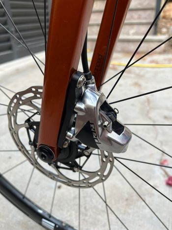 Used Giant TCR Advanced Pro Disc 0 Ultegra Di2 2022 2022 Road & Gravel, Orange — image 8 of 10