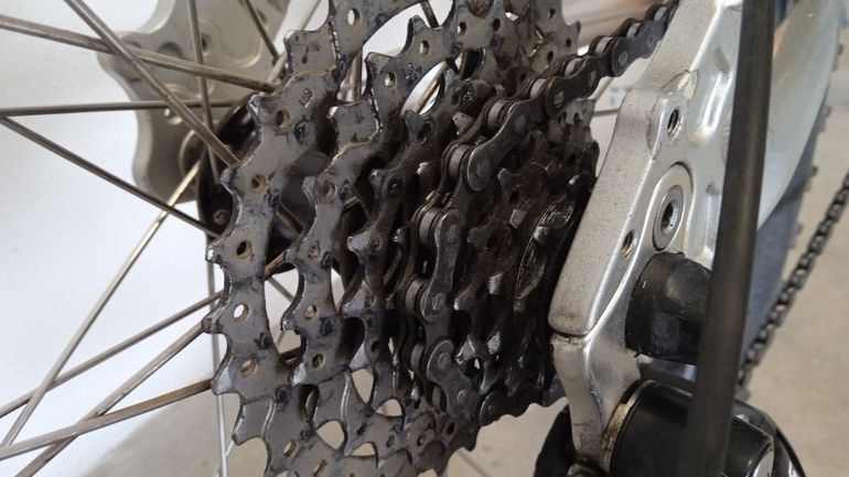 Used DECATHLON rockrider 5.2 2004 Mountainbike, Hellgrau — image 10 of 13