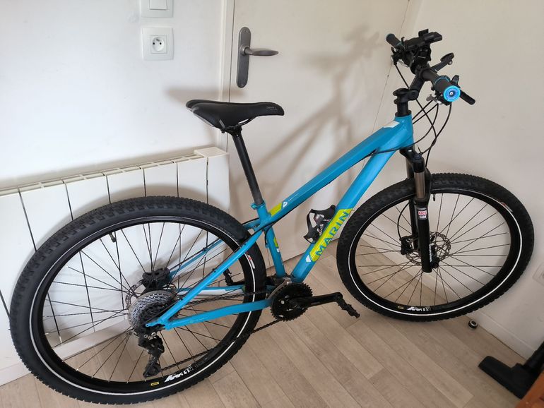 Used Marin bob cat trail 9.7 ltd blue série limitée 2017 Mountainbike, Blue — image 19 of 40