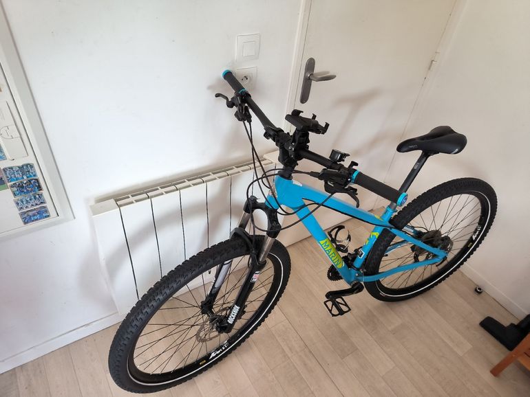 Used Marin bob cat trail 9.7 ltd blue série limitée 2017 Mountainbike, Blue — image 3 of 40