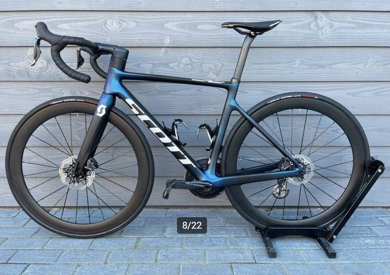 Used Scott SCOTT Addict RC 10 2021 Road & Gravel, Blue — image 2 of 3