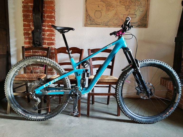 Used CUBE STEREO ONE55 C:62, SLX 29 2023 2023 Mountainbike, Blau, 29 — image 1 of 4