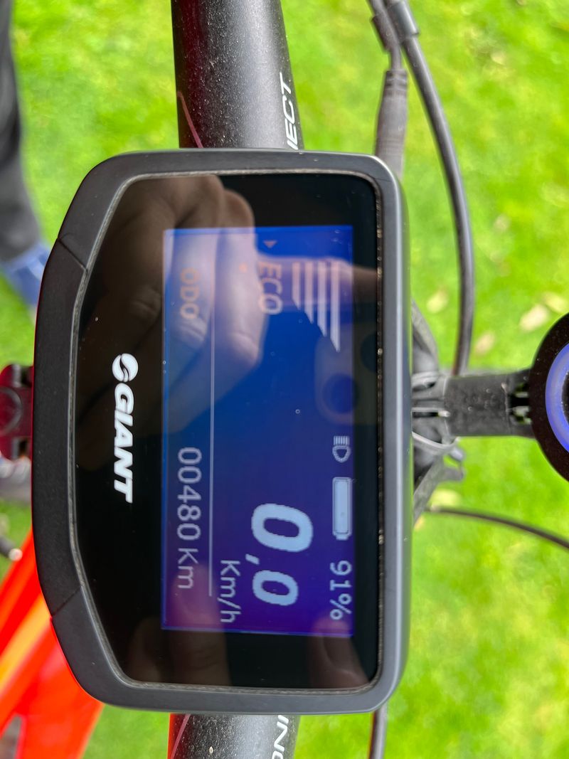 Used Giant Dirt-E+ 1 Pro 2018 2018 Mountainbike, Orange, 27.5 — image 10 of 13