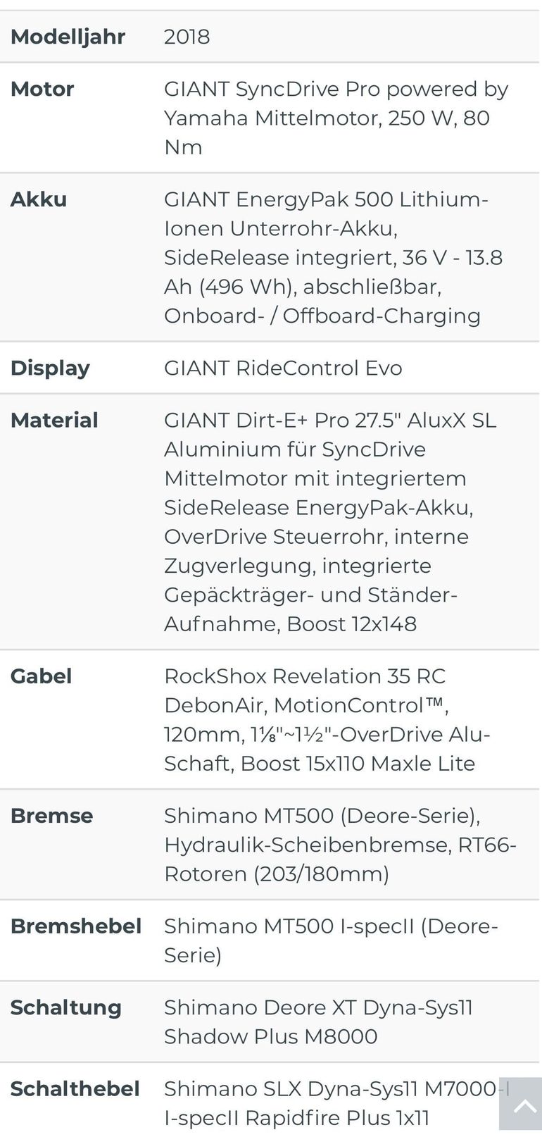 Gebrauchtes Giant Dirt-E+ 1 Pro 2018 2018 Mountainbike, Orange, 27.5 — Bild 11 von 13