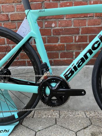 Used Bianchi Aria Disc Carbon 2023 Road & Gravel, Green — image 2 of 13