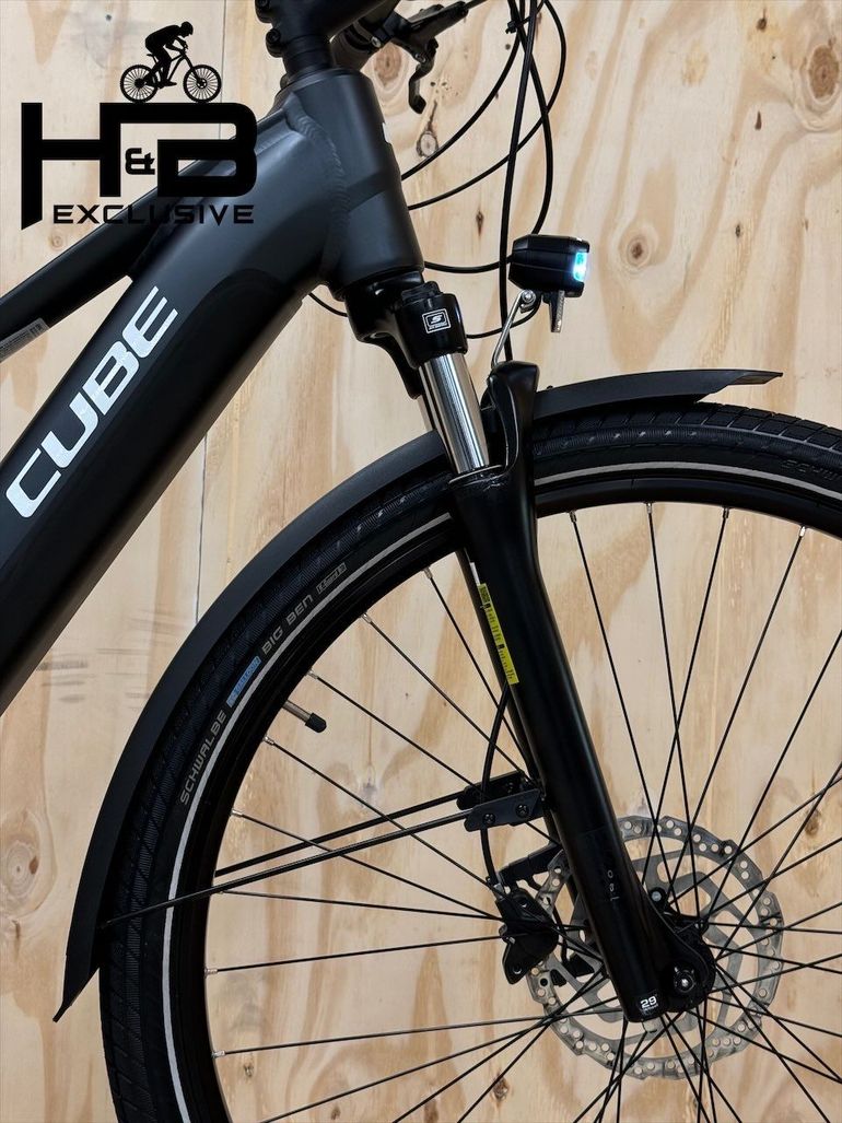 Used CUBE Touring hybrid one 500 SHIMANO 2023 Mountainbike, Black — image 4 of 14