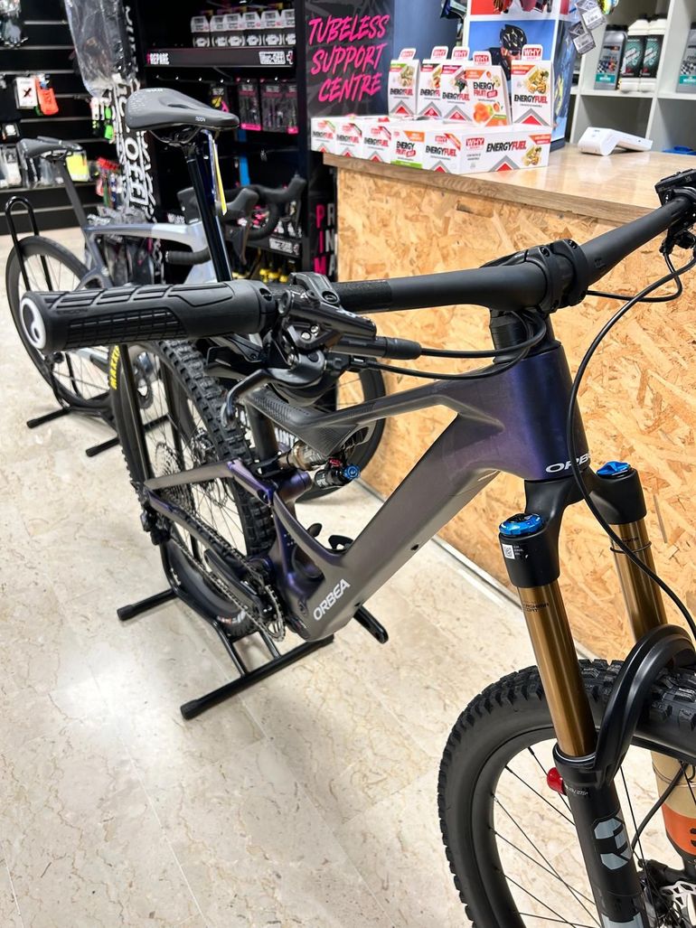 Used Orbea RISE LT M10 630W 85NM 2025 Mountainbike, Blue, 29 — image 6 of 9