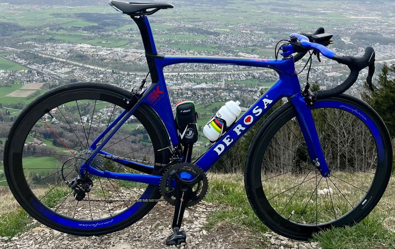 Used De Rosa SK Pininfarina Campagnolo Super Record 2019 Road & Gravel, Blue — image 14 of 25