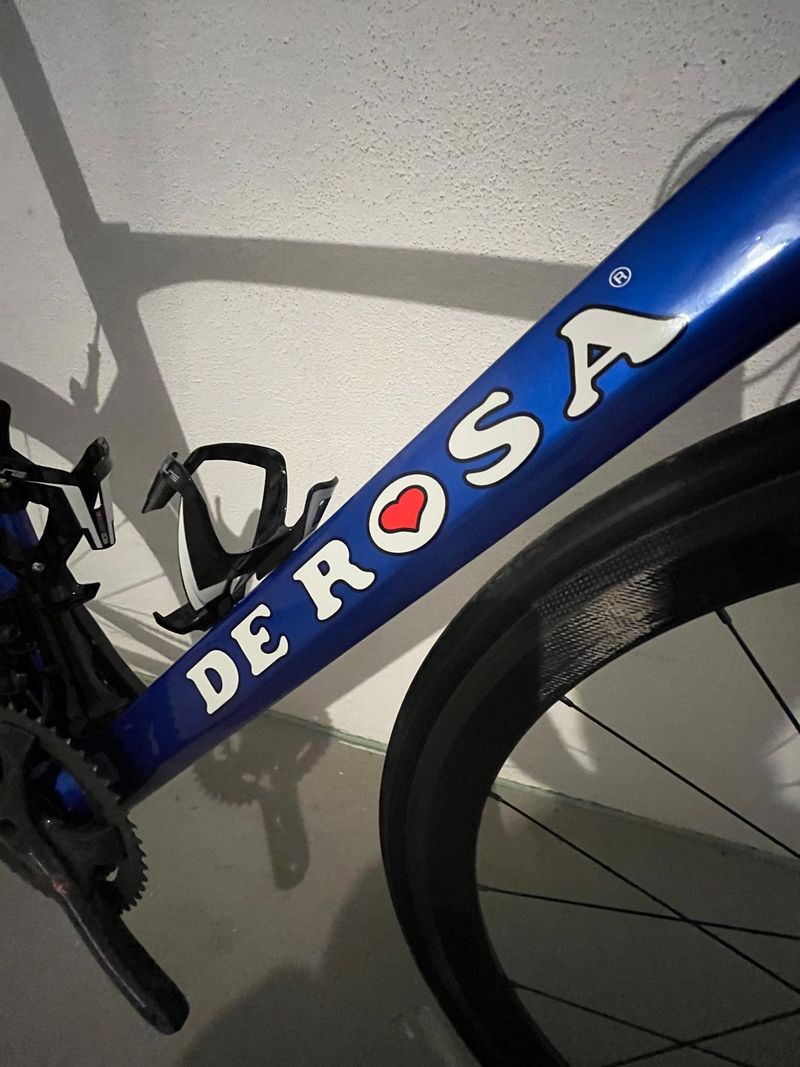 Used De Rosa SK Pininfarina Campagnolo Super Record 2019 Road & Gravel, Blue — image 6 of 25