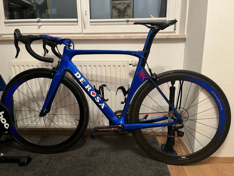 Used De Rosa SK Pininfarina Campagnolo Super Record 2019 Road & Gravel, Blue — image 17 of 25