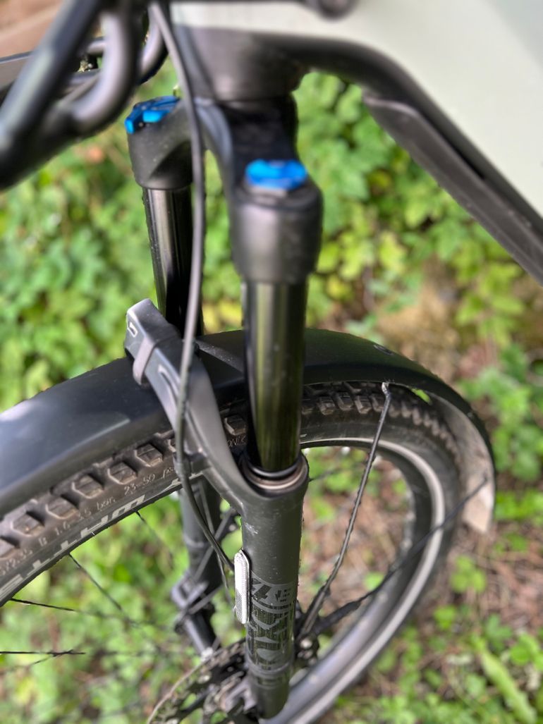 Used Riese & Müller Superdelite GT rohloff 2021 Mountainbike, Light Gray — image 4 of 7
